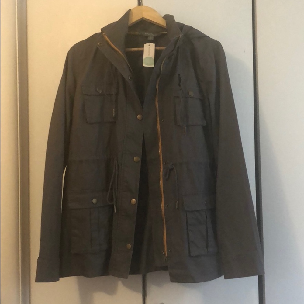 Gray market spruce cargo jacket xl